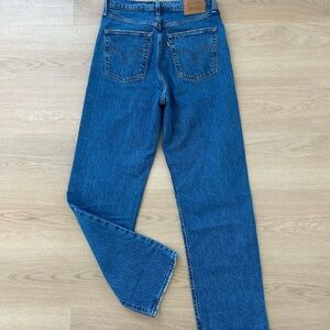Levi’s Ribcage Straight Ankle Jean - Medium Wash